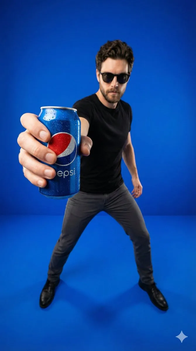 Ultra wide angle pepsi commercial — Sonra