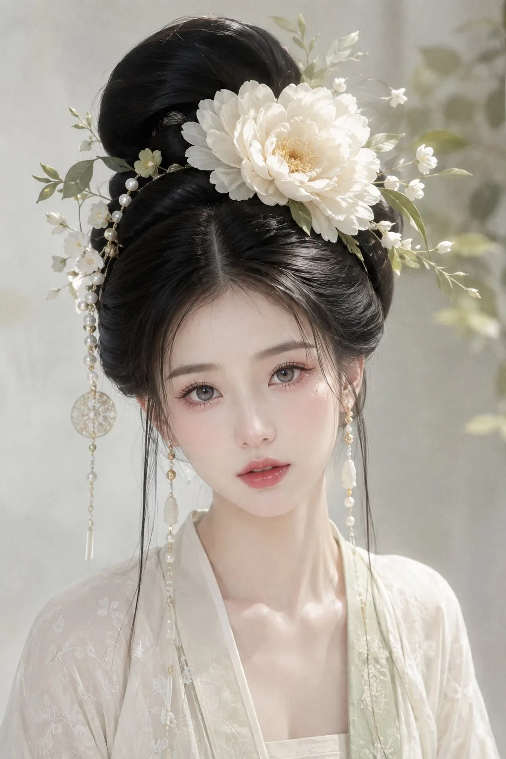 Oriental classical shimmering goddess portrait — Sonra