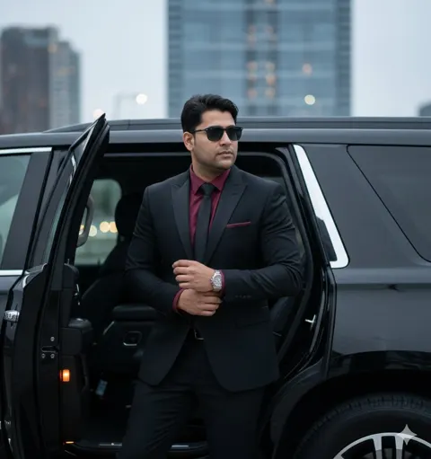 Luxury suave gentleman cinematic