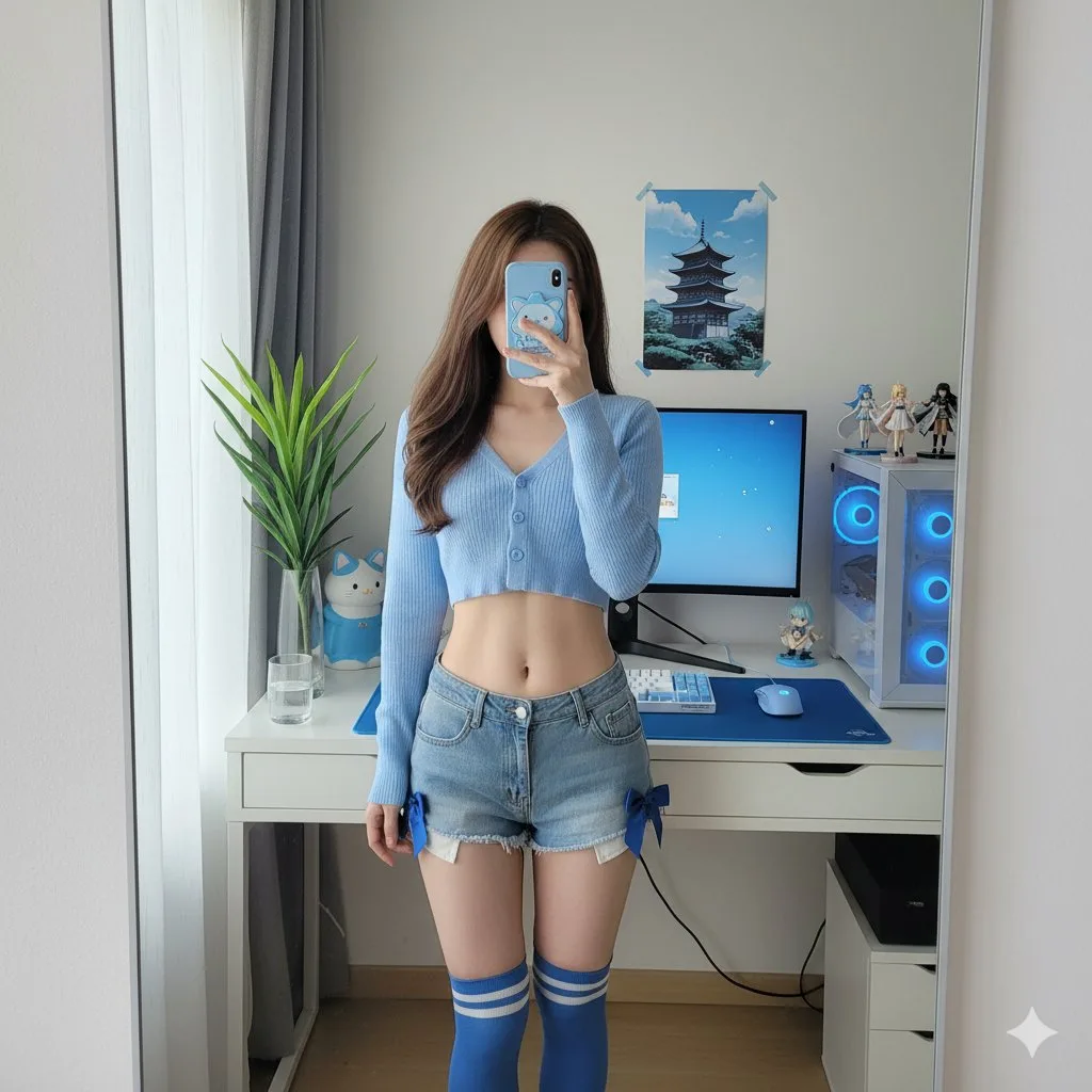 女生镜子自拍 — Sonra