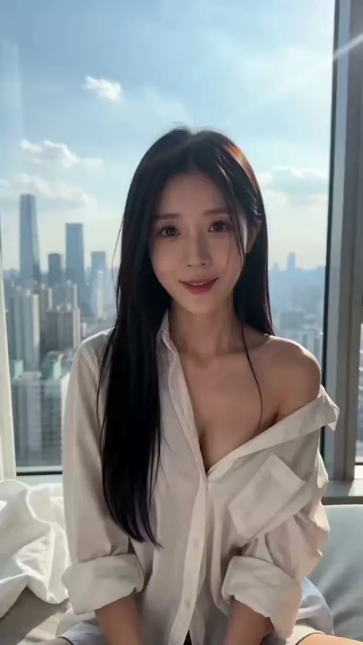 Loose white shirt pure desire seduction — Sonra