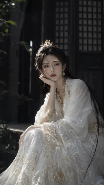 Warring states robe princess ancient portrait