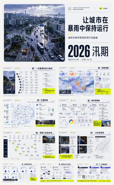 International style documentary city resilience report ppt