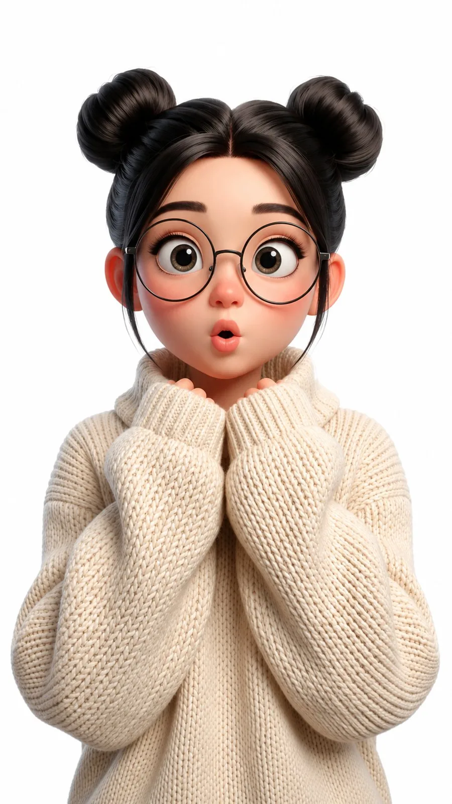 Premium stylized 3d animated avatar prompt — After