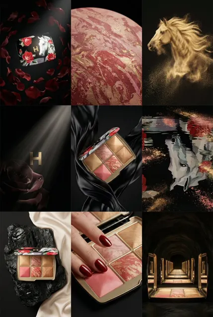 Equestrian rose makeup fantasy