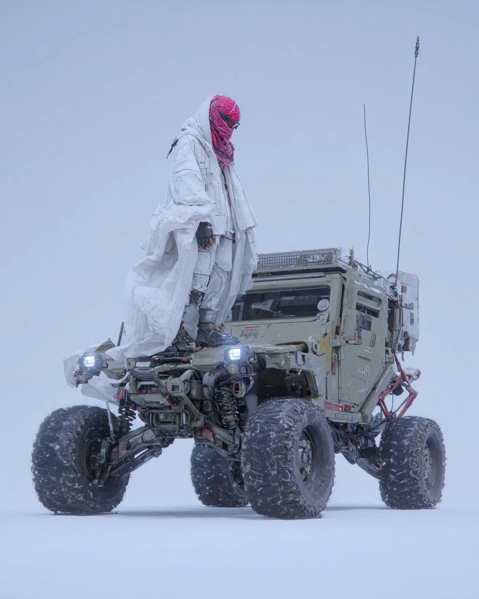Cyber warlord ice wasteland — After