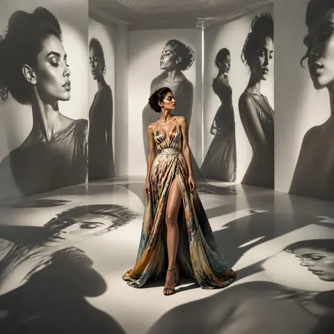 High fashion luxury gallery animated shadows