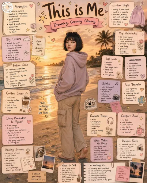 Dreamy this is me aesthetic collage poster