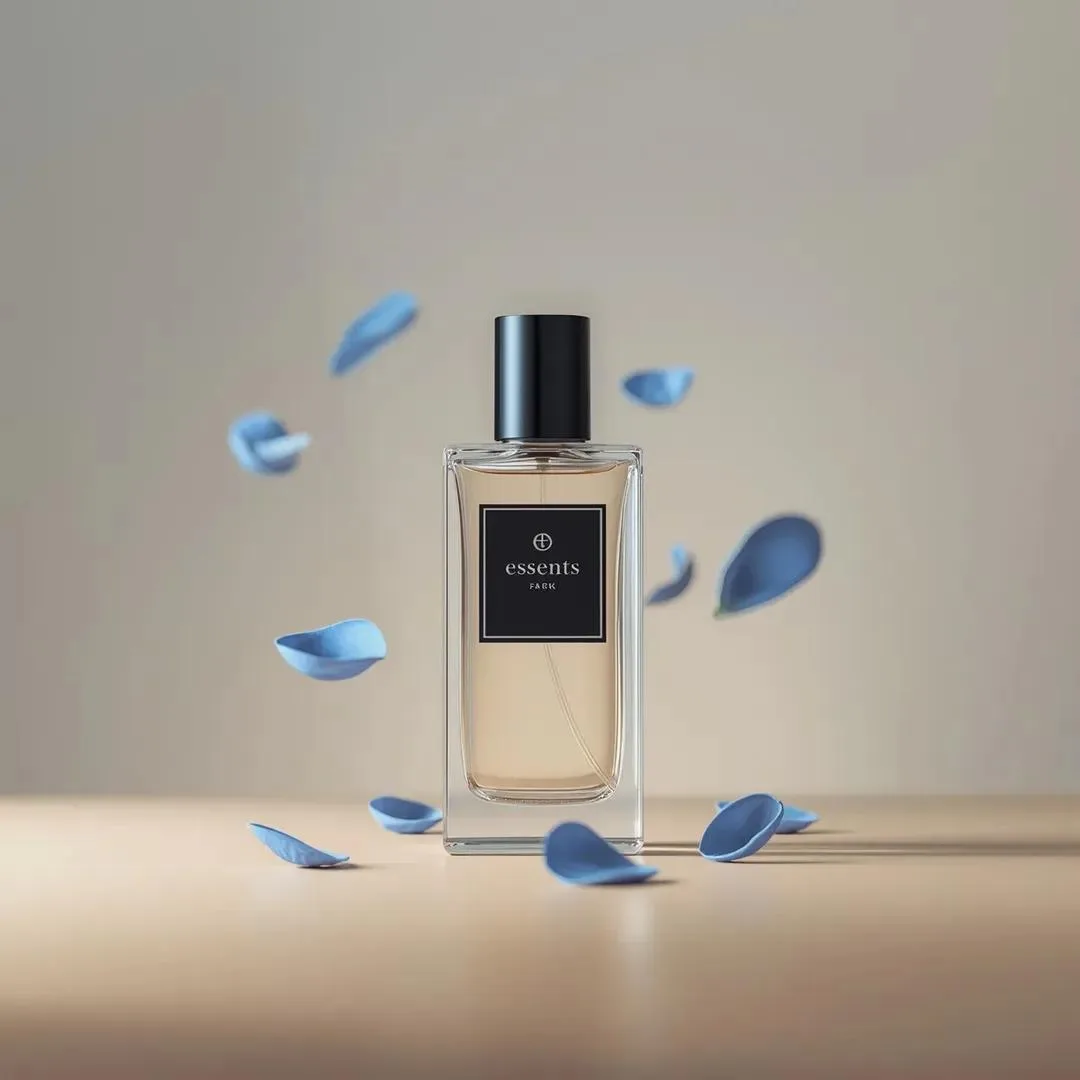 Luxury golden perfume petals — After