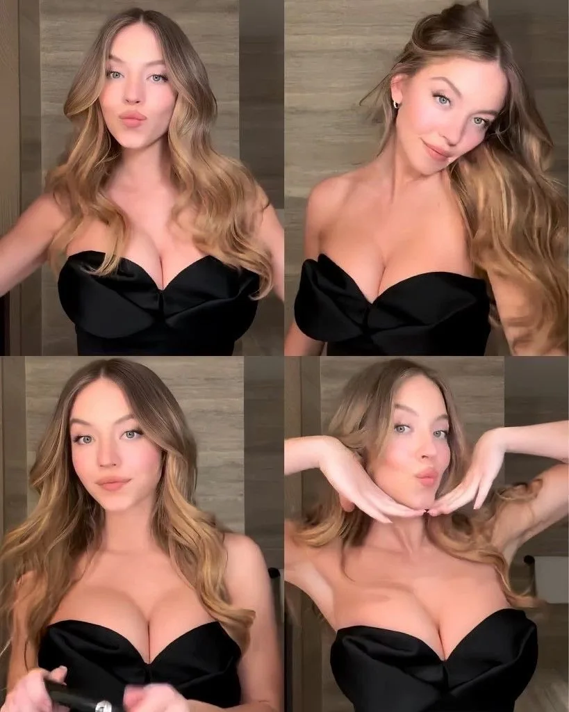 Honey blonde flirty selfie — Sonra