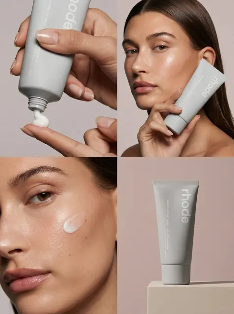 Luxury cosmetic grid campaign