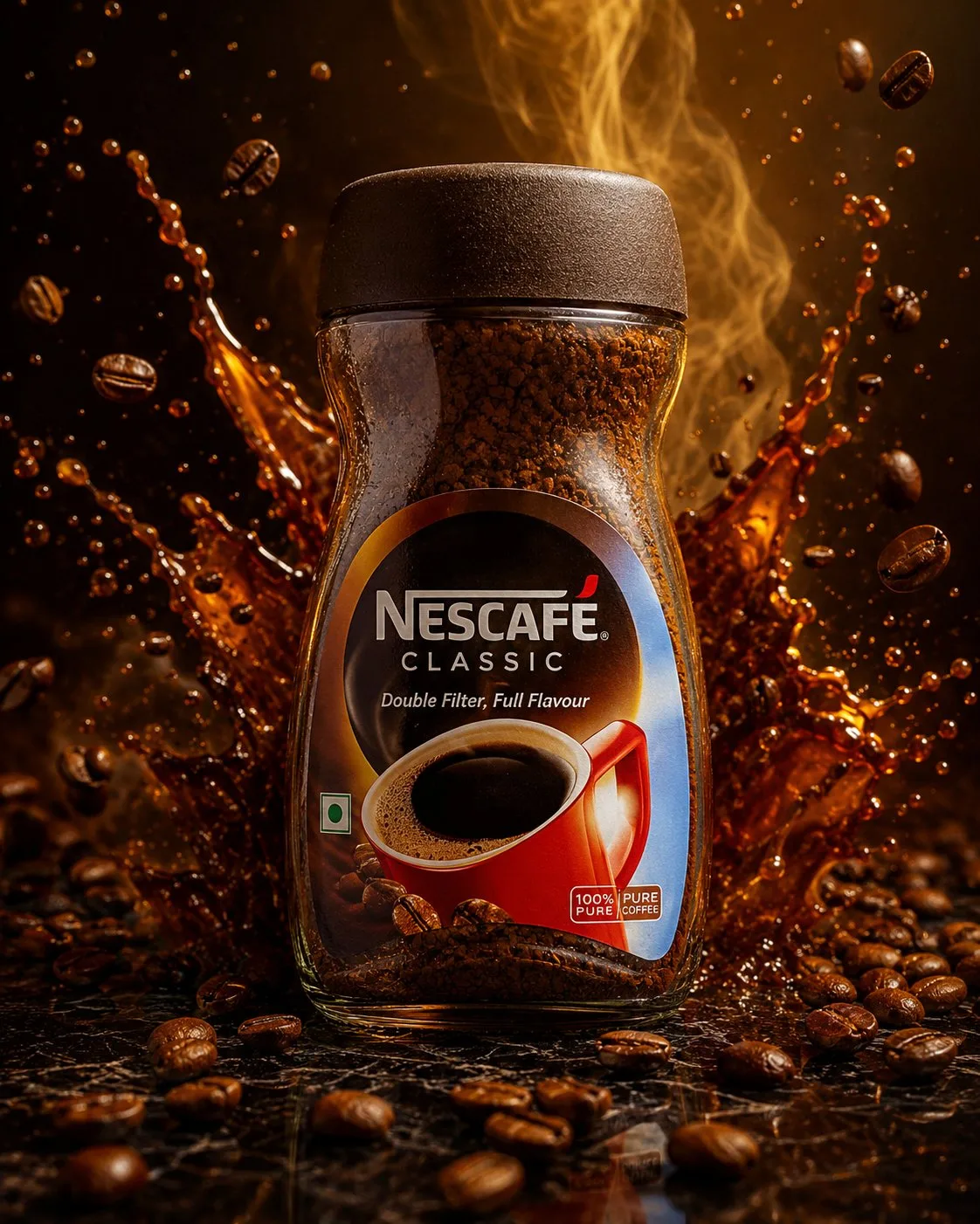 Nescafe vs rage coffee luxury advertising prompts — Sonra