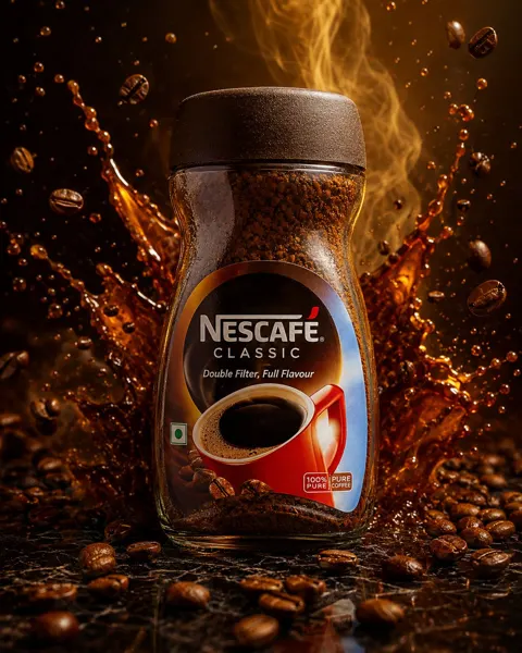 Nescafe vs rage coffee luxury advertising prompts