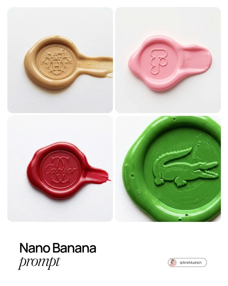 Tactile 3d wax seal logo — After