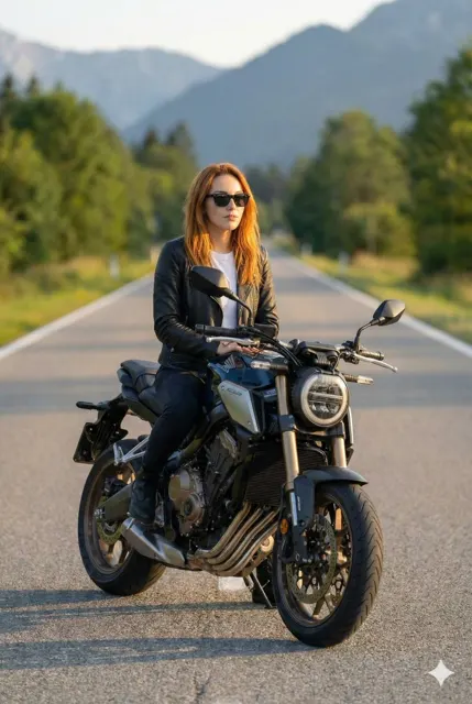 Golden hour road knight
