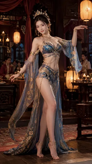 18 year old chinese influencer sexy dancer ancient banquet