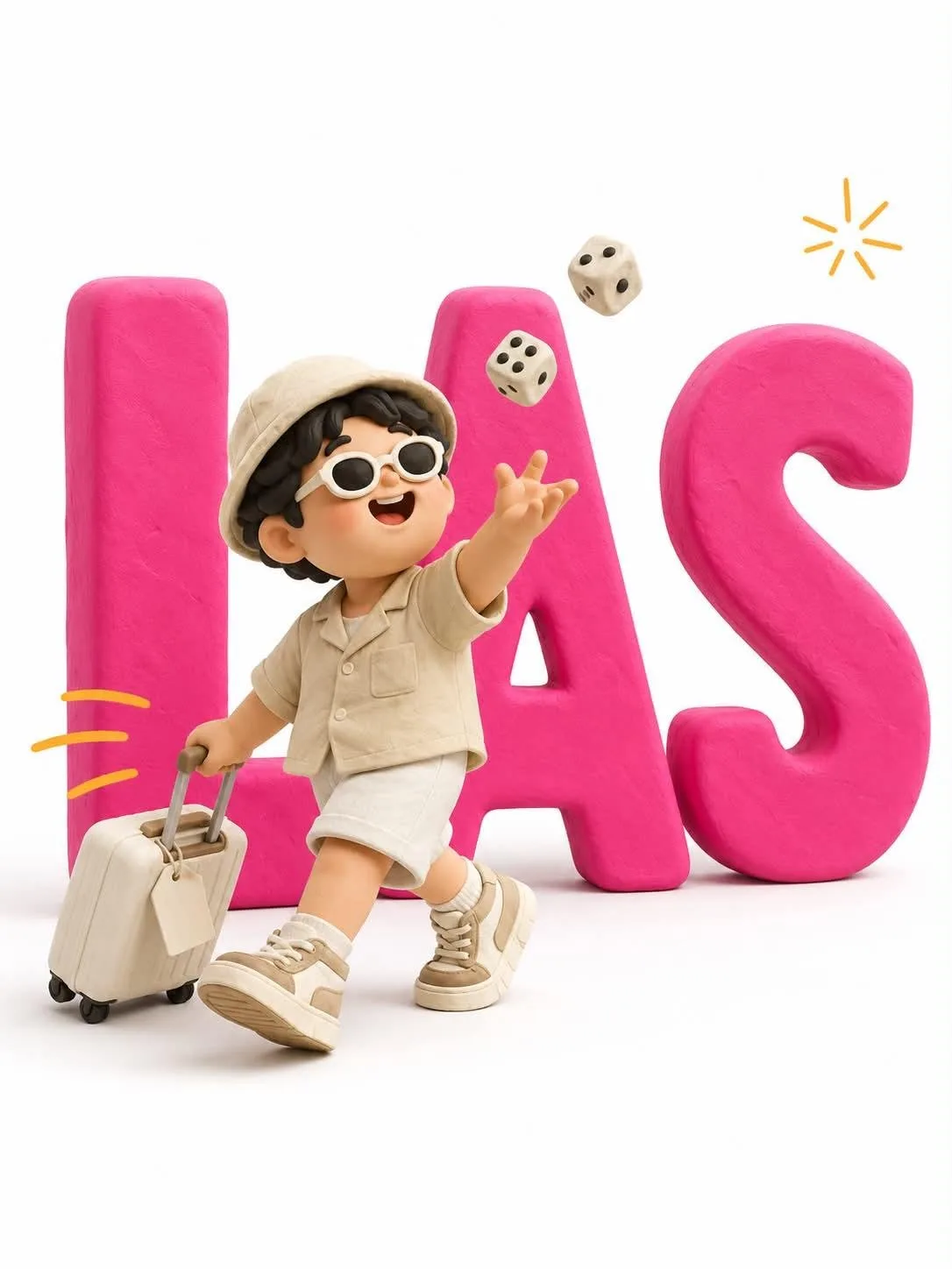 Minimalist 3d clay typography character illustration — Sonra