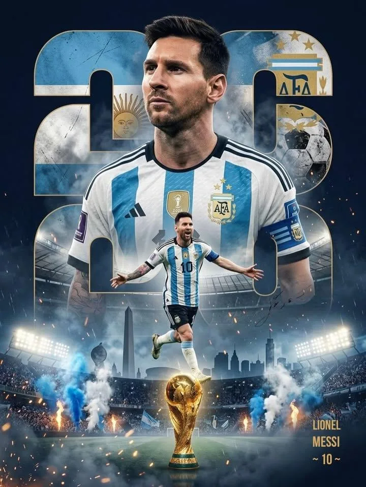Argentina national soccer team digital promo poster — Sonra