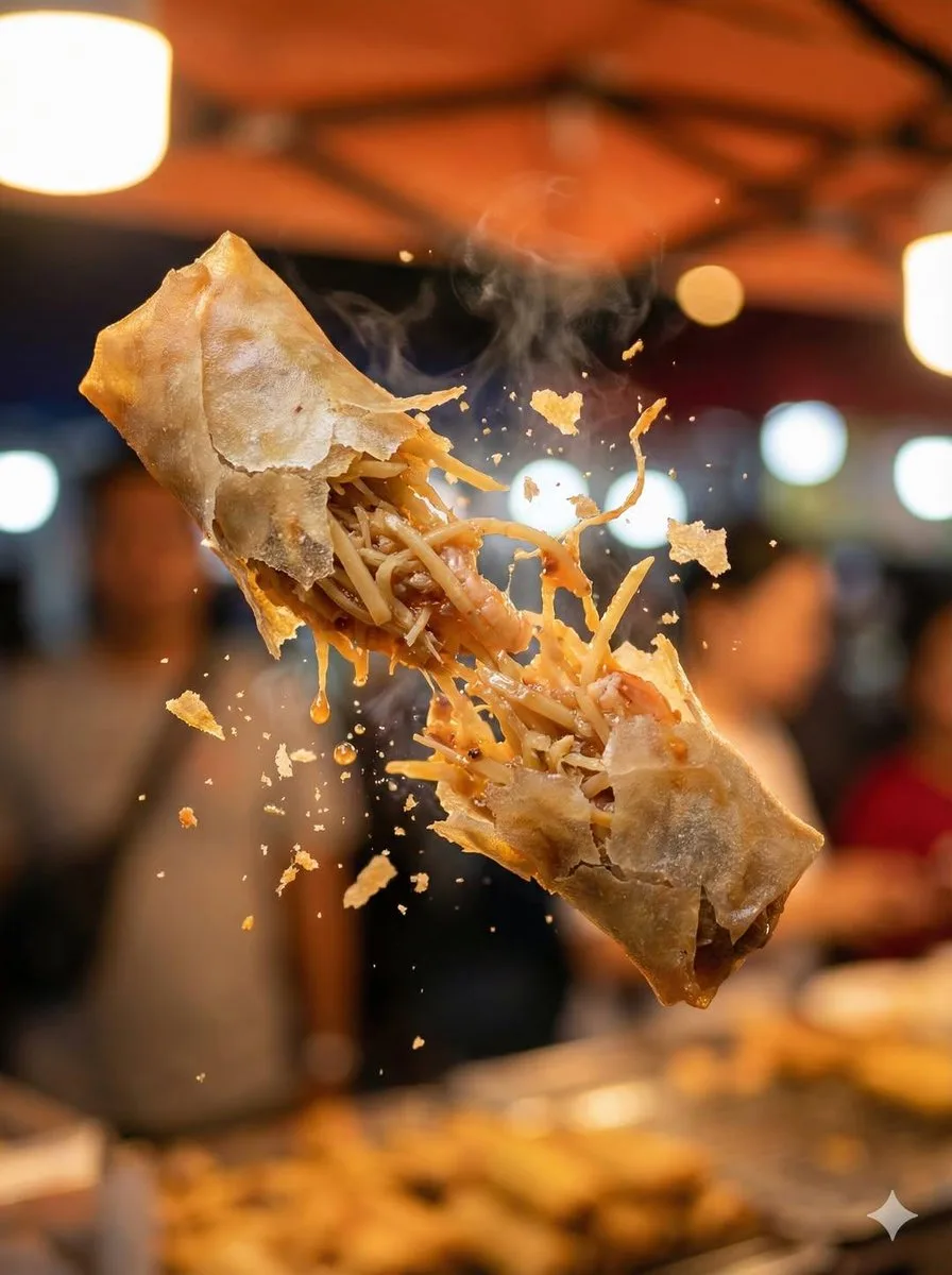 Split caramel night market dessert — Sonra