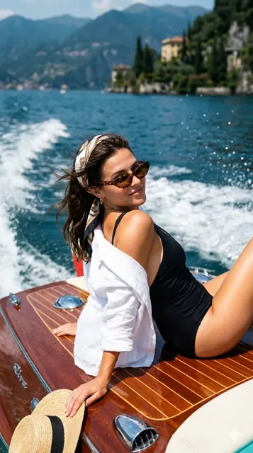 Riviera yacht vintage beauty
