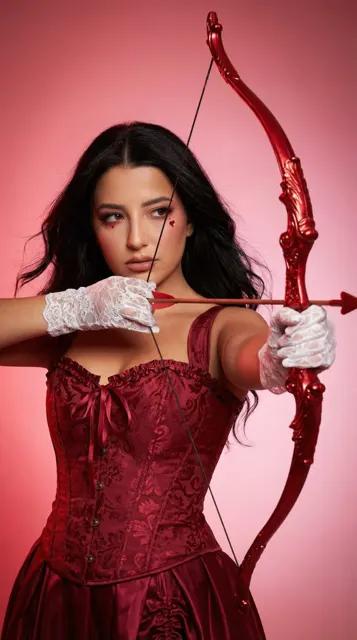 Red baroque archery editorial