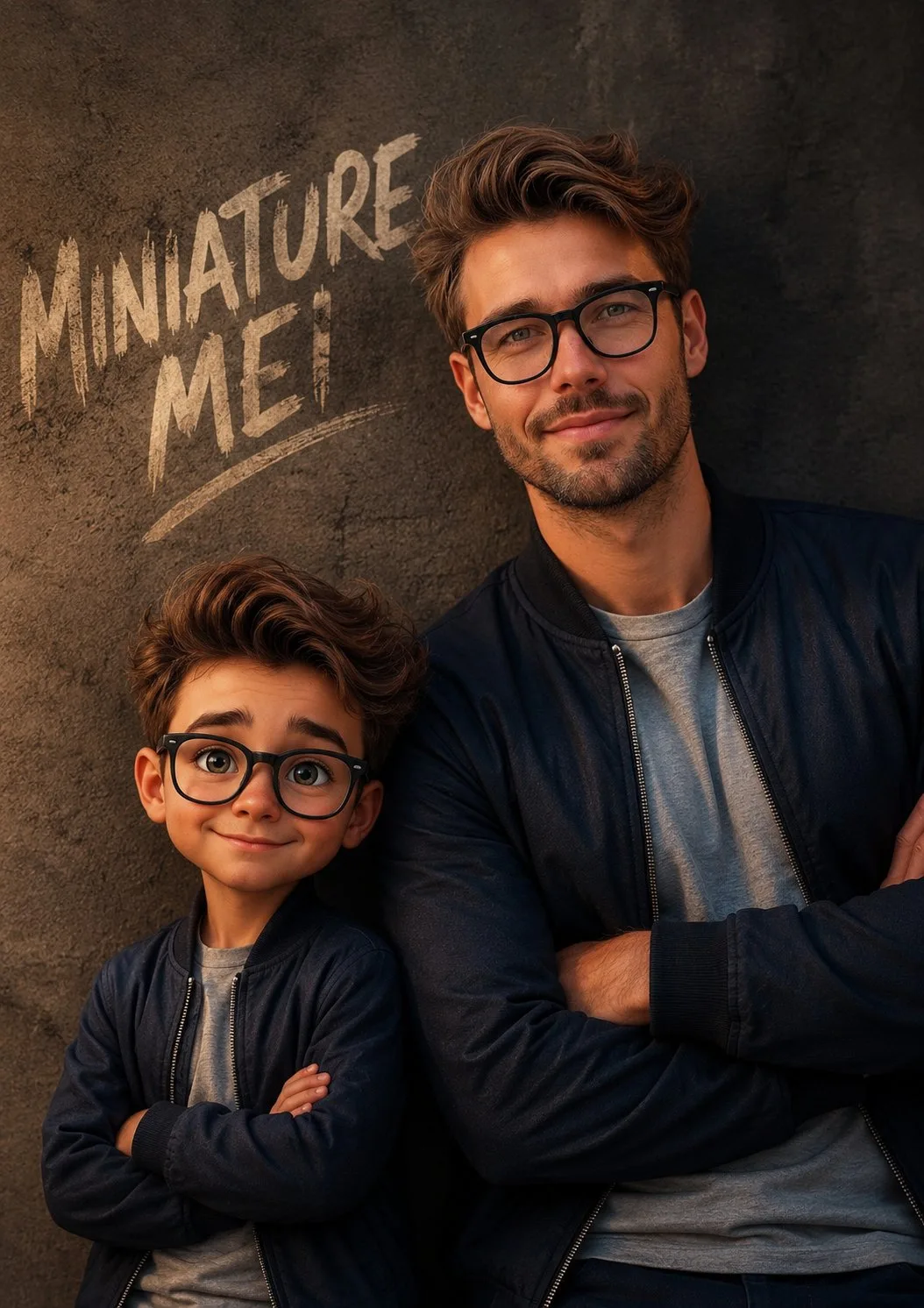 Cinematic portrait boy miniature version — Sonra