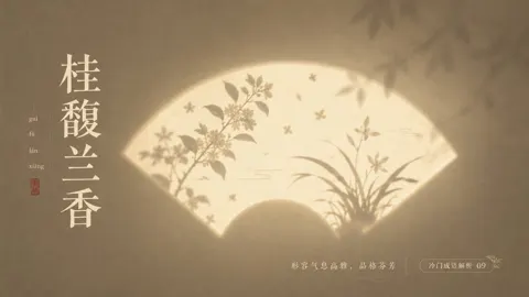 Minimalist poetic light shadow idiom poster