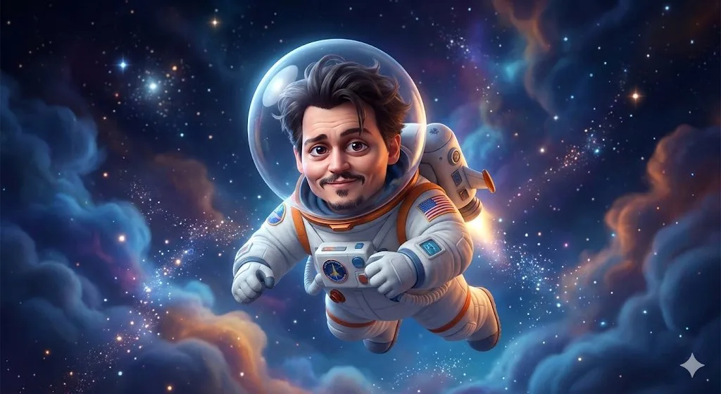 Dreamy pixar celebrity astronaut avatar — After