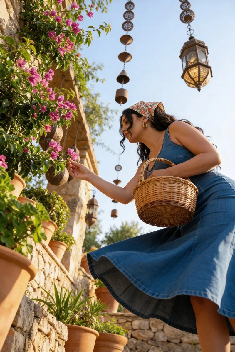 Mediterranean garden hourglass girl — Sonra