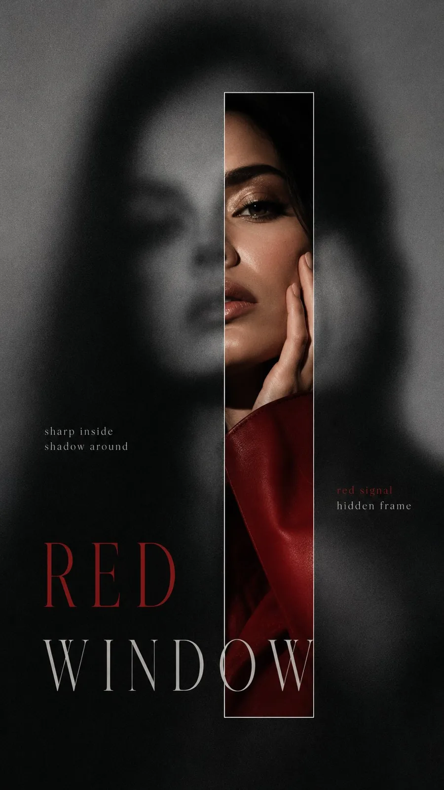 High end cinematic blurred reveal portrait poster — Sonra