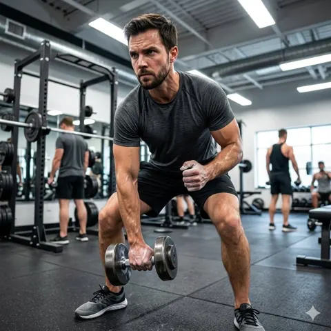 Luxury athletic campaign man