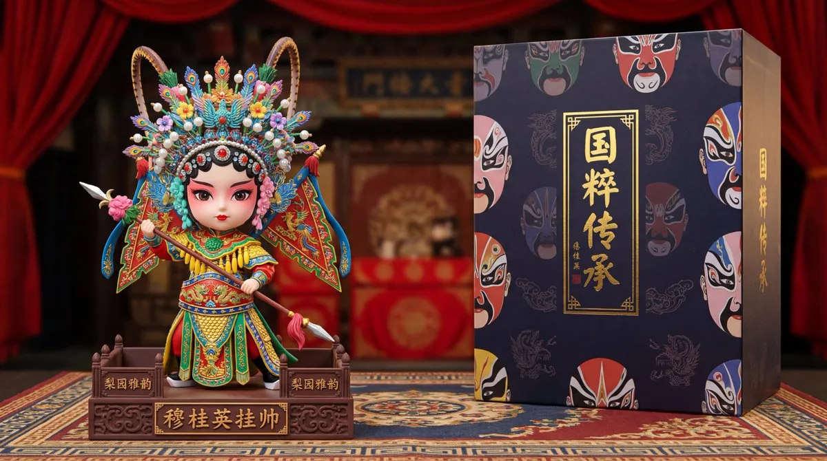 国粹戏曲定制手办-穆桂英挂帅 — Sonra