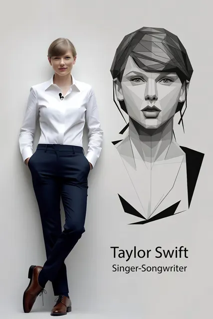 Ultra realistic taylor vector poster