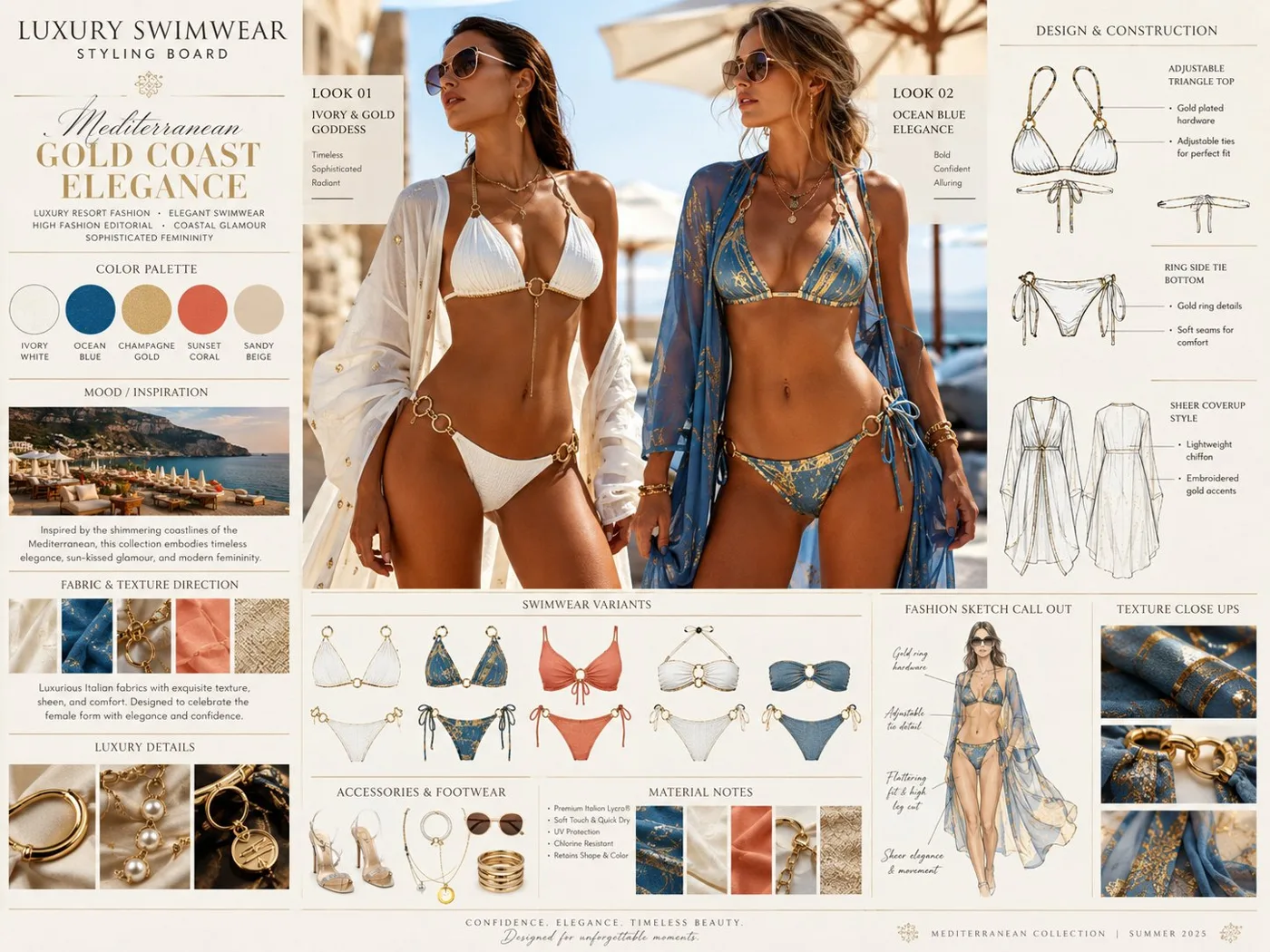 Ai innerwear set styling board fashion lookbook — Sonra