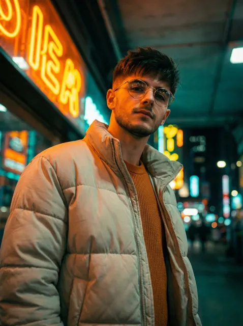Neon tunnel fashion youth