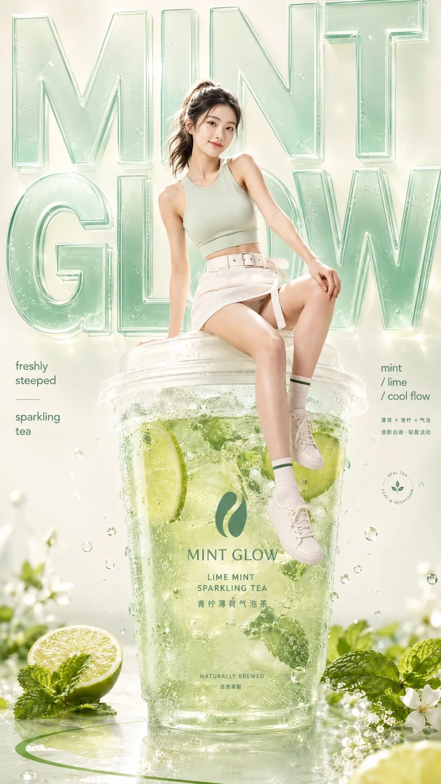 Premium fashion drink campaign ai prompt — Sonra