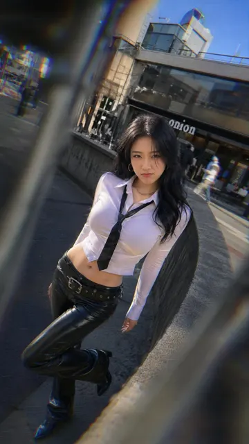 Seoul seongsu dong vhs streetwear asian woman