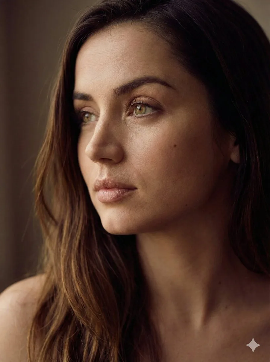 Soft cinematic side profile aesthetic portrait — After