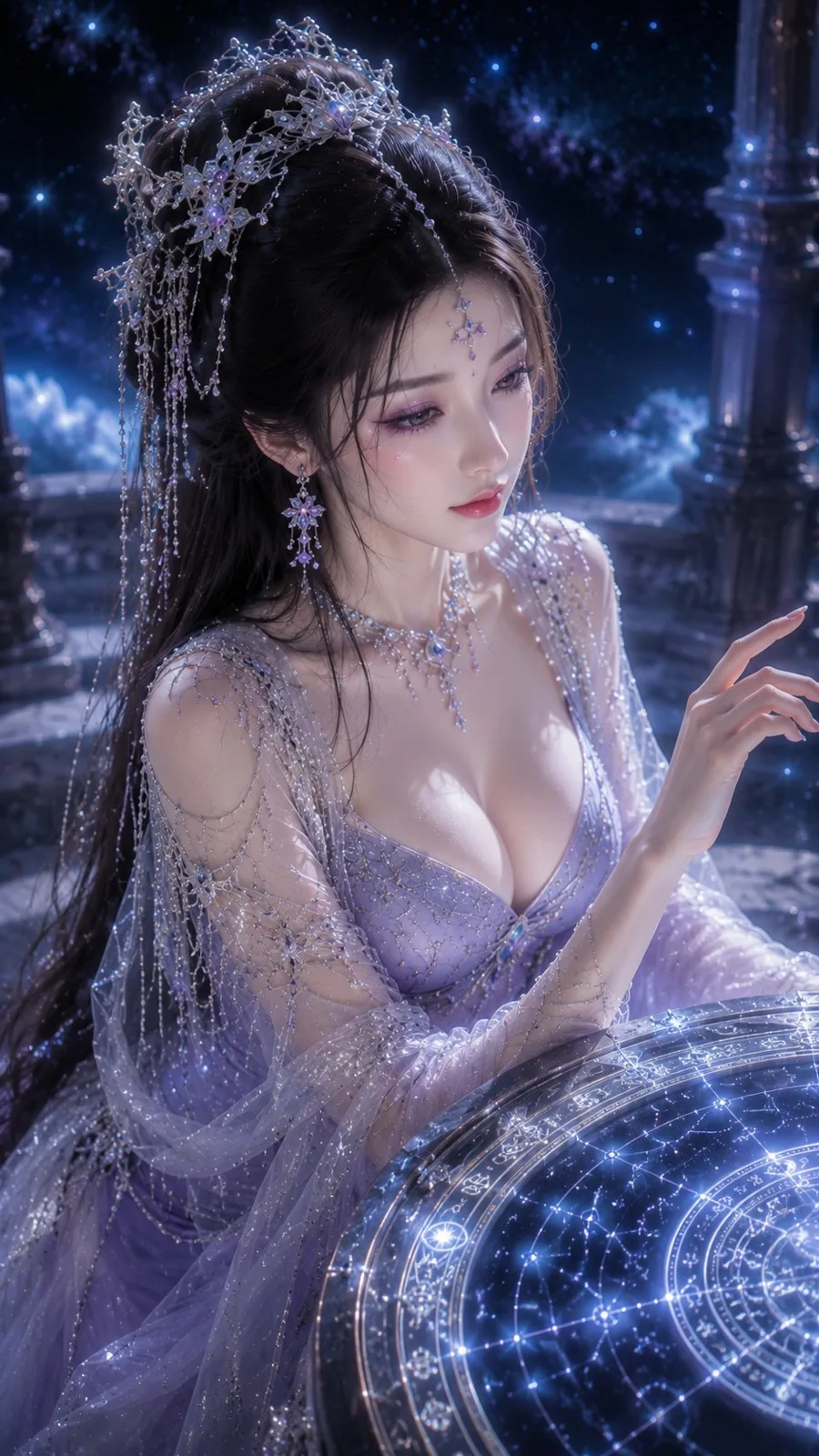 Ancient chinese fantasy star observer poster — Sonra