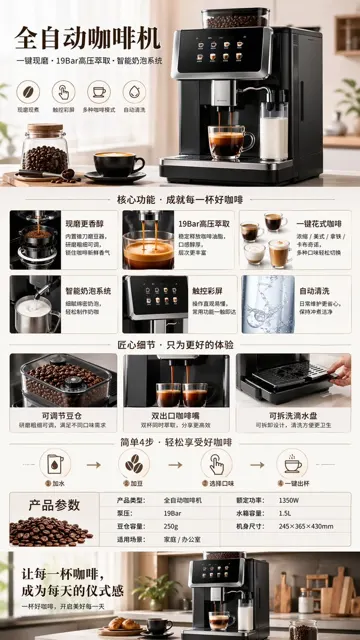 Fully automatic coffee machine