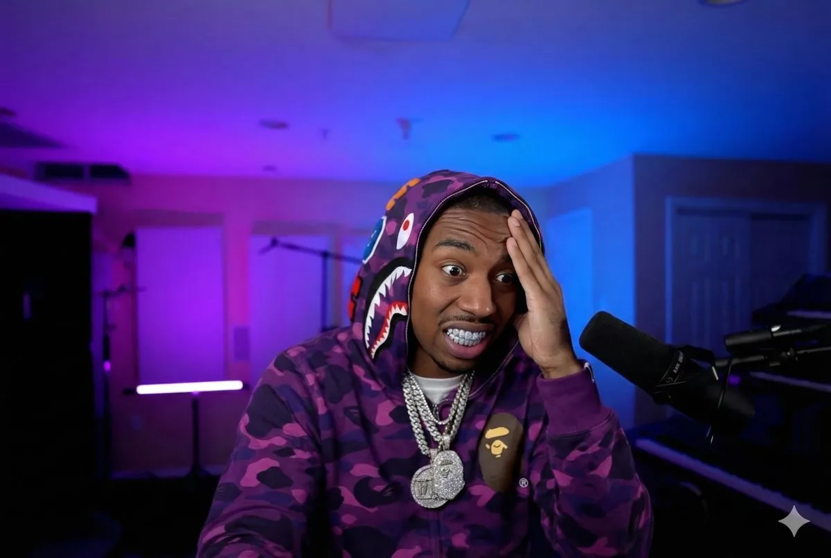 Purple bape bling rapper — Sonra