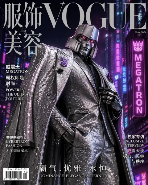 Megatron haute couture fashion