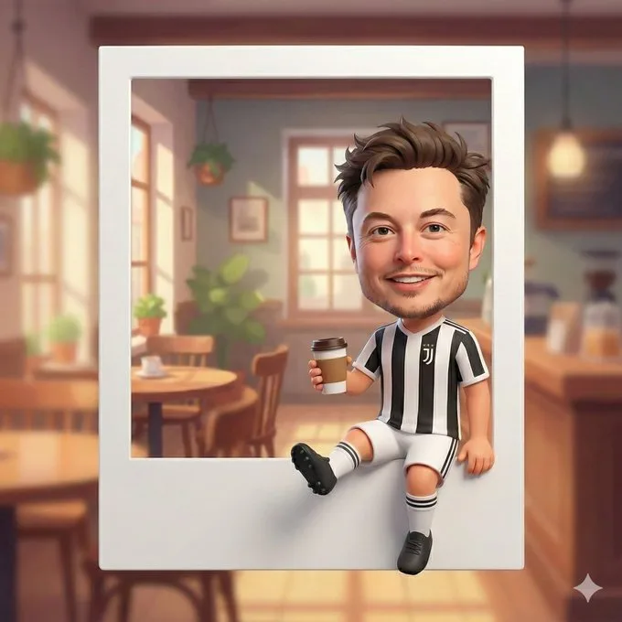 3d chibi footballer coffee — Sonra