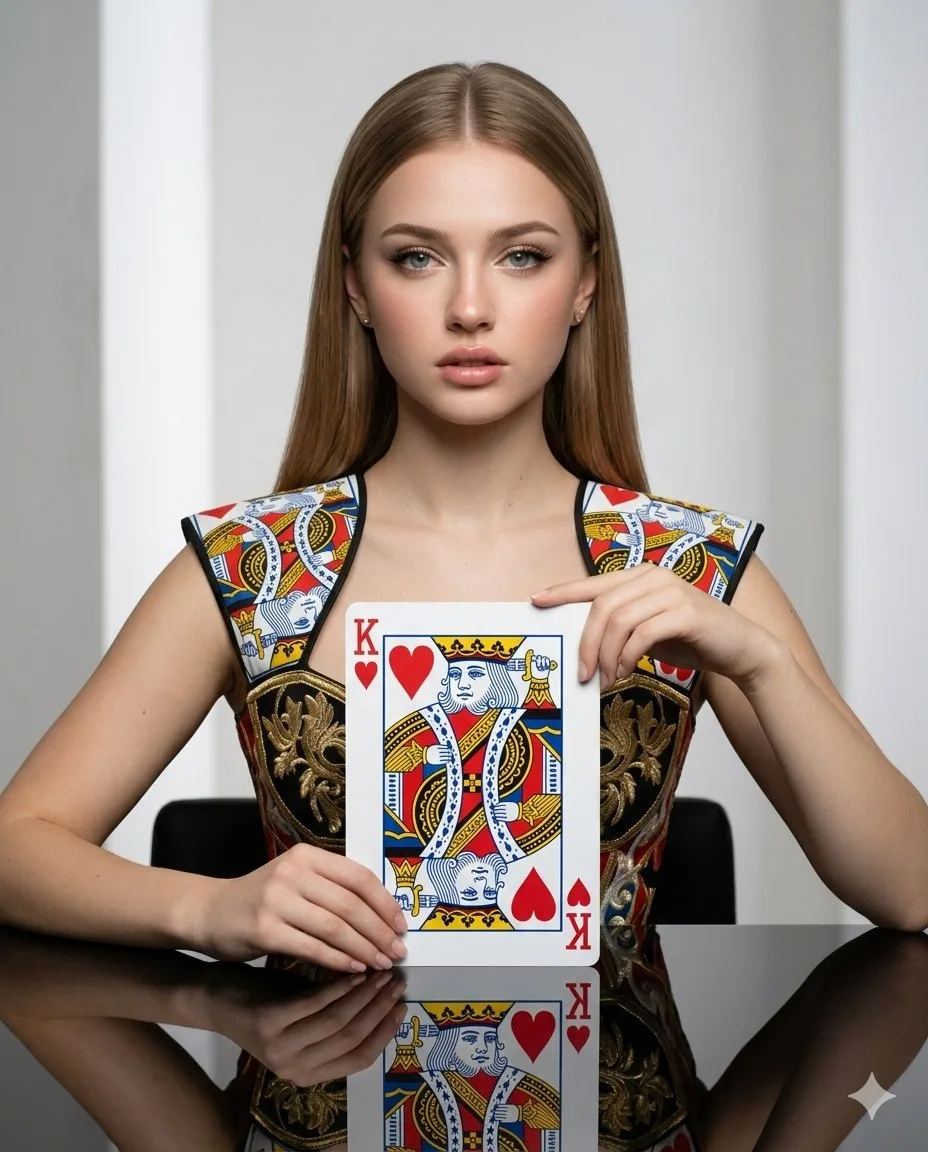 Ultra realistic conceptual playing card fashion — Sonra