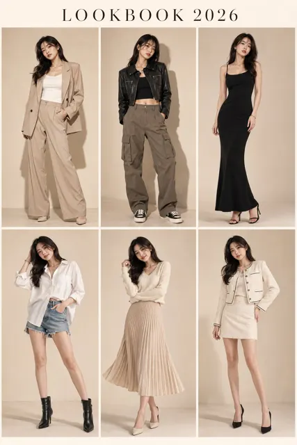 Ultra luxury korean fashion editorial lookbook