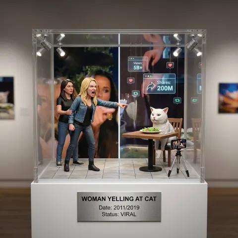 Meme culture miniature museum