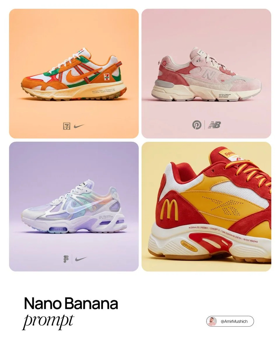 Trendy collab sneaker fashion — Sonra