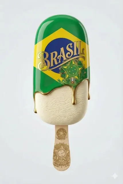 Kazakh turquoise ice cream