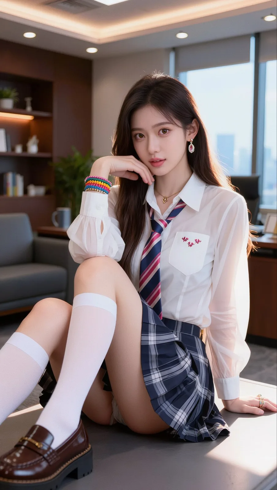 Realistic office jk girl pure desire — Sonra