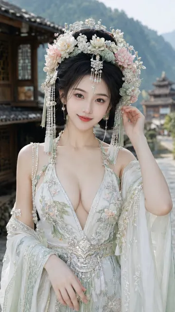 Guizhou intangible heritage oriental maximalist fashion portrait